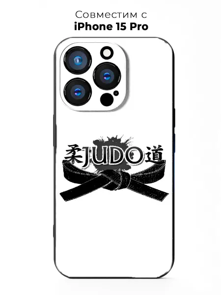 PANCASE Чехол на Iphone 15 Pro дзюдо