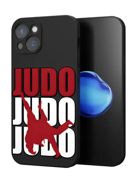 Принт-бутик Чехол на iPhone 15 Plus с принтом Дзюдо