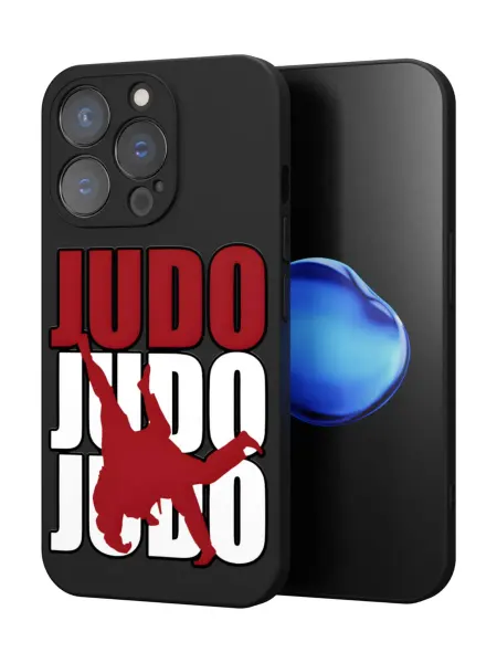 Принт-бутик Чехол на iPhone 15 Pro с принтом Дзюдо