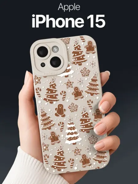 SCDesign Чехол на iPhone 15 новогодний