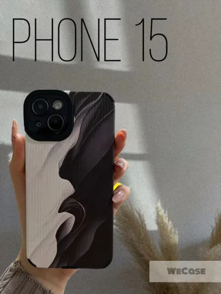 WeCase Чехол на iPhone 15 с принтом