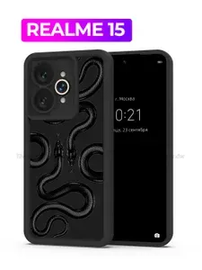 Чехол на Realme 15 / Реалми 15 с принтом, Змея