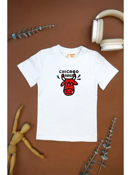 Happy Utka Футболка детская с принтом Chicago Bulls