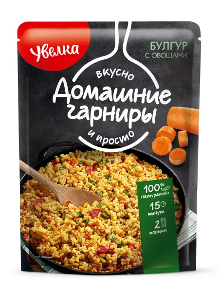 Увелка Булгур с овощами 150 г