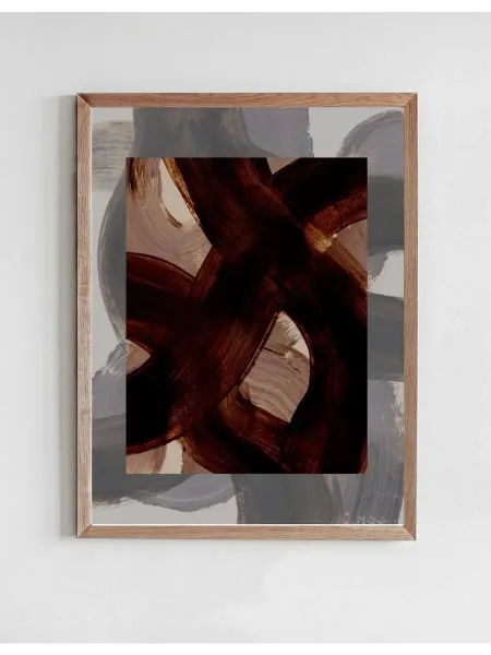 Onllyart Постер Абстрактные мазки кистью 150 40x60