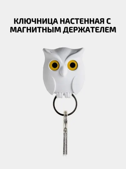 Ключница магнитная настенная сова