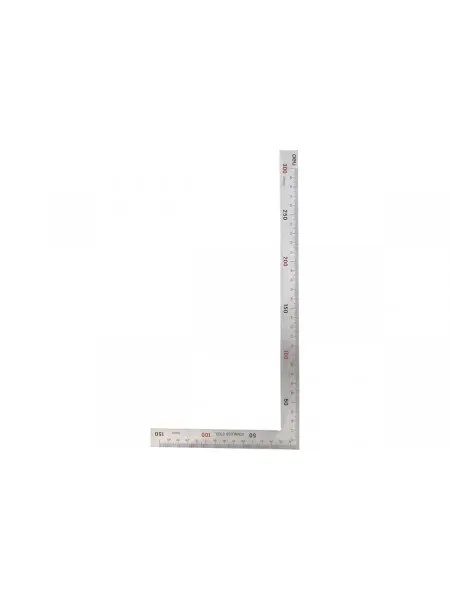 Deli Tools Угольник DL7130 двусторонний цельнометаллич. 150х300мм, нерж