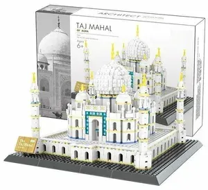 Интерьерный Конструктор Тадж-Махал Агра, Индия 1505 деталей Wange 5211 / Мировая архитектура / сборная модель пластиковая для детей и взрослых