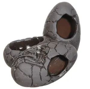 Декорация GLOXY Яйца динозавра S (черная) 15х14х11,5 см