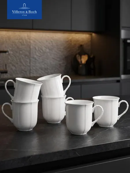 Villeroy & Boch Набор кружек для чая и кофе 300 мл, 6 предметов, Manoir