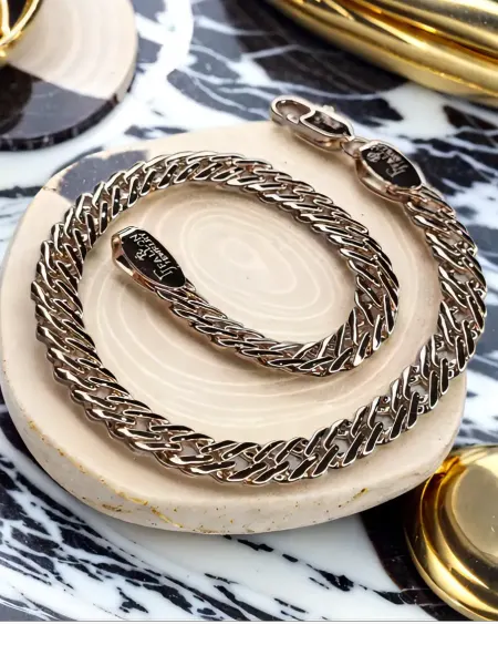 Fallon Jewelry Браслет на руку Двойной Ромб мужской женский