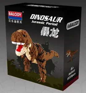 Конструктор Balody 3D из миниблоков Динозавр Тираннозавр рекс, 1559 элементов - BA16249
