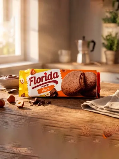 Шоколадное печенье "Florida", 158 г
