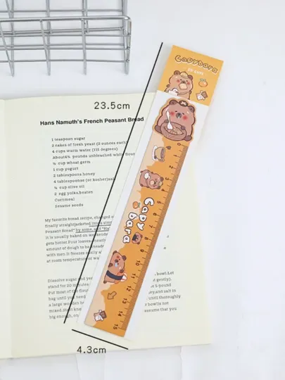 Прямая линейка Капибара 15cm