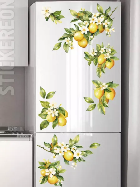 STICKEREON Наклейки на холодильник на кухню