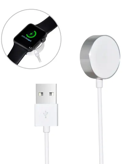 15W магнитное беспроводное зарядное устройство для Apple Watch с поддержкой Qi