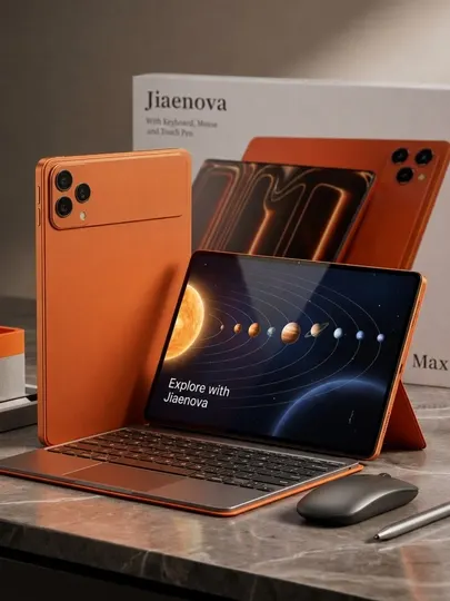 Планшет Jiaenova Pad 17 Max (16ГБ/1ТБ), с клавиатурой, мышкой и стилусом