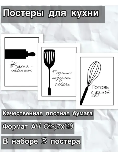 Постер для кухни