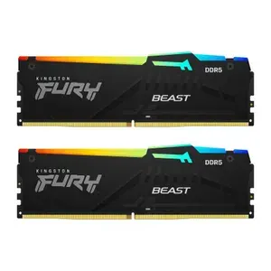 Kingston Оперативная память DDR5 16ГБ 6000 МГц CL36 DDR5, 6000 МГц, 2 x 8 ГБ (KF560C36BBEAK2-16)