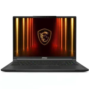 MSI MSI Stealth 16 AI Игровой ноутбук 16", Intel Core Ultra 7 255H, RAM 32 ГБ, SSD 2048 ГБ, NVIDIA GeForce RTX 5060 (8 Гб), Windows Pro, (9S7-15F535-086/2TB/W11P), черный, Русская раскладка