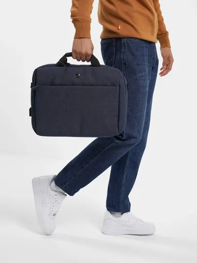 Сумка для ноутбука 2E Laptop Bag, Melange 16, Navy-Blue, 2E-CBN9165NV