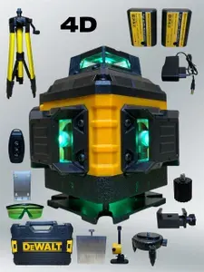 Лазерный уровень, 4D, со штативом, 360 градус, 16 линия DeWalt