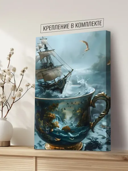 Rsennat Картина на стену для интерьера, на холсте 30х40 см