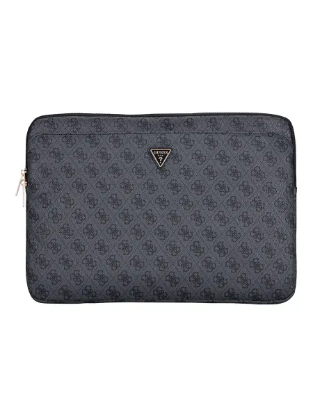 GUESS Чехол для ноутбука из экокожи 16" Sleeve PU 4G