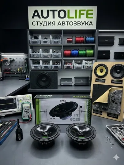 Автомобильные колонки мидбас Intel touch INT6025 16.5 см
