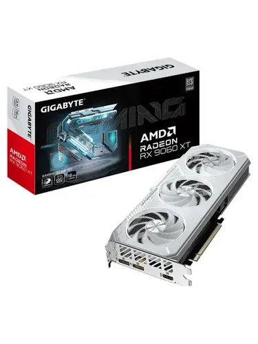 Gigabyte Видеокарта Radeon RX 9060 XT 16 ГБ (GV-R906XGAMINGOCICE-16GD)