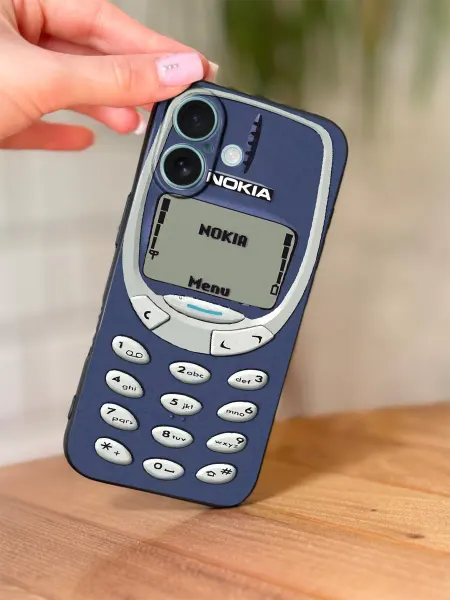 PBl store Чехол на Apple IPhone 16 с принтом Nokia
