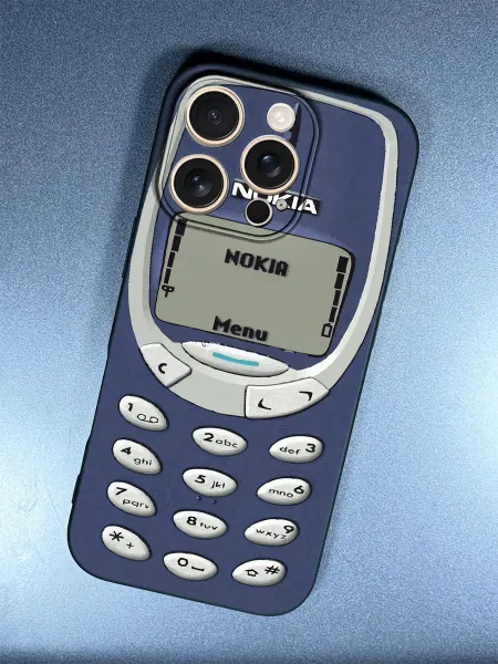 PBl store Чехол на Apple IPhone 16 Pro с принтом Nokia