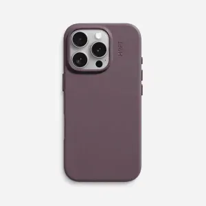 Чехол для iPhone 16 Pro Max MOFT Snap Phone Case Blackberry Leather