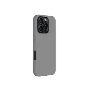 Чехол для iPhone 16 Pro Max с KZDOO Noble Collection / Чехол для айфона 16 про макс / Серый