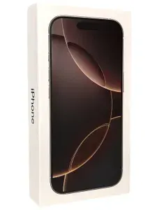 Коробка iPhone 16 Pro Max Desert Titanium (Пустынный), Муляж