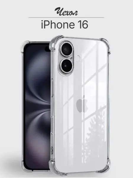 Мобимания Чехол iPhone 16 прозрачный противоударный