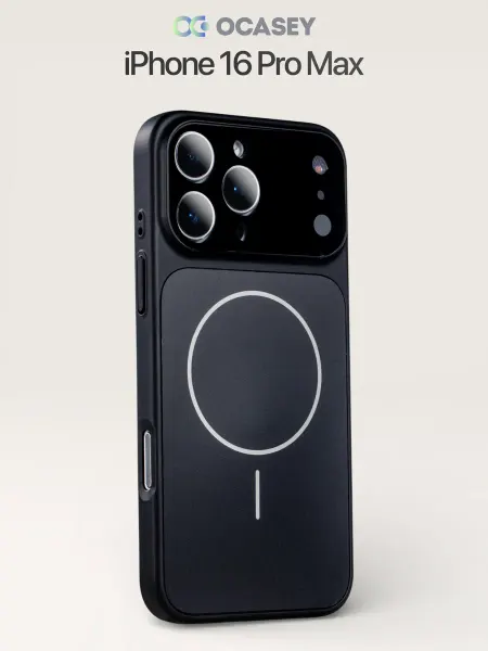 О'кейси Чехол на iPhone 16 Pro Max MagSafe с имитацией камеры