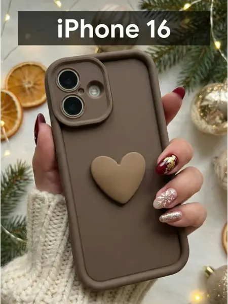 Orangeman Чехол на iphone 16 Сердечко