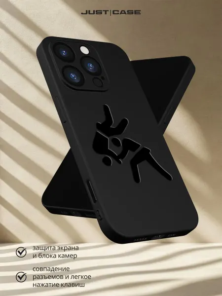 Принт-бутик Чехол на iPhone 16 Pro с принтом Дзюдо