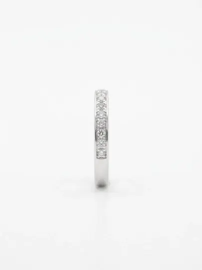 Серьга-кафф из серебра 925 пробы с фианитами