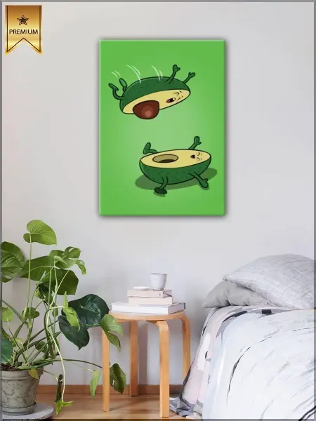 Classic Art Картина на холсте The avacado jump 20х30