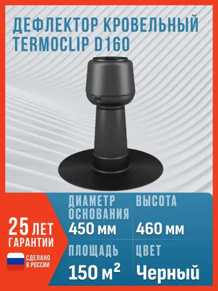 Termoclip Дефлектор кровельный Д160, D445 160