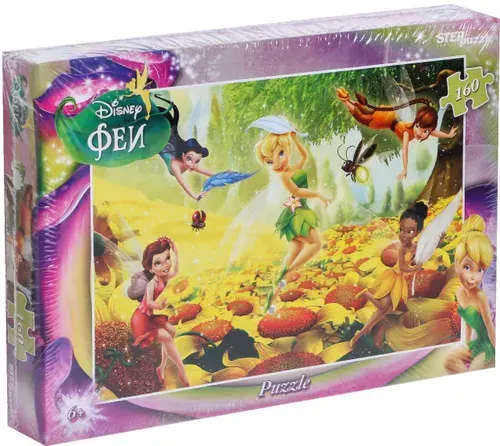 Развивающие логические пазлы "Феи" (Disney) игра-головоломка для детей, 160 элементов