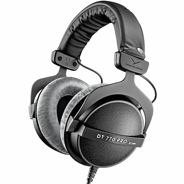 Наушники Beyerdynamic DT 770 PRO 80 Ом, полноразмерные, закрытого типа, черные