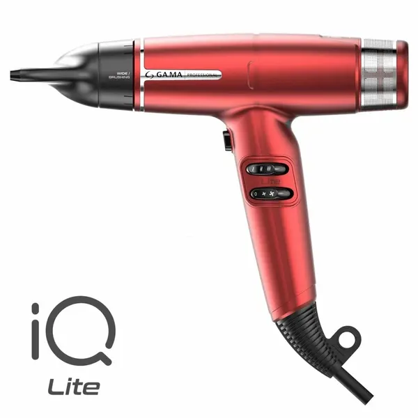 Фен для волос Ga.Ma IQ Lite Red PH6030. RD, цифровой мотор, 1600 Вт, 2 режима работы