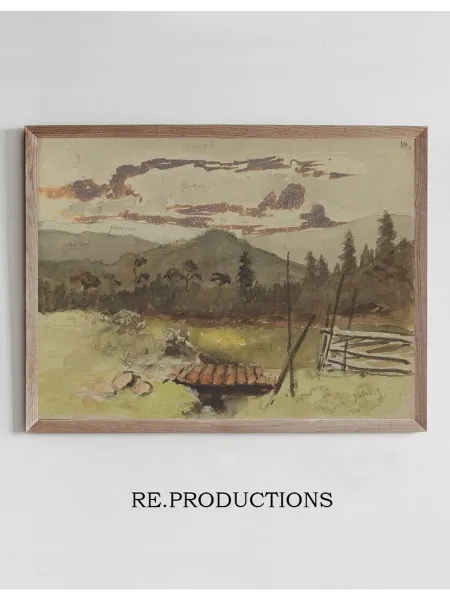 Re.productions Постер Fra Gulsvik - Adolph Tidemand