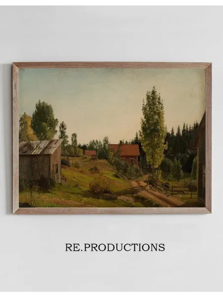 Re.productions Постер Fra Oklungen, Porsgrund - Amaldus Nielsen