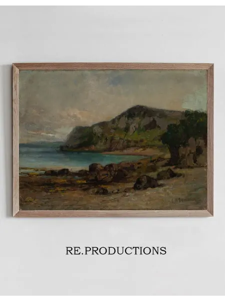 Re.productions Постер Rocks at Newport - Edward Mitchell Bannister