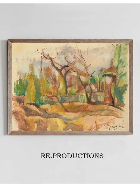 Re.productions Постер Paysage à Cuba - Jules Pascin