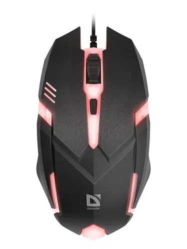 Мышь проводная DEFENDER Hit (Хит) MB-550 (USB, 1600dpi, 4but) (52550)